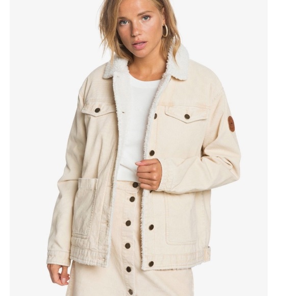 Roxy Corduroy Trucker Jacket - Picture 4 of 12